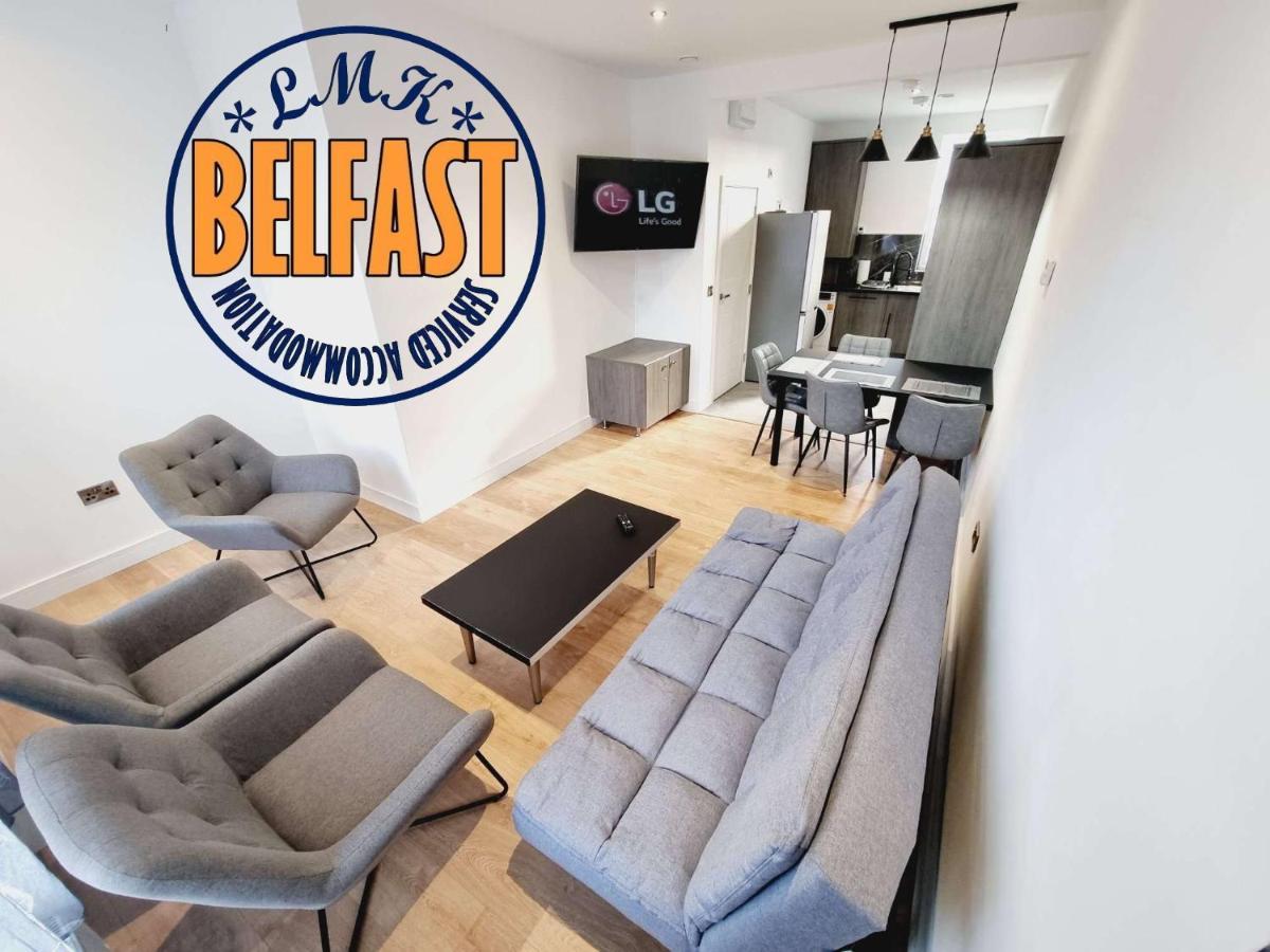 Lmk, 2 Bedroom Apartment, With Roof Terrace, Free Parking, Ev Charger, Great Location. Belfast Extérieur photo